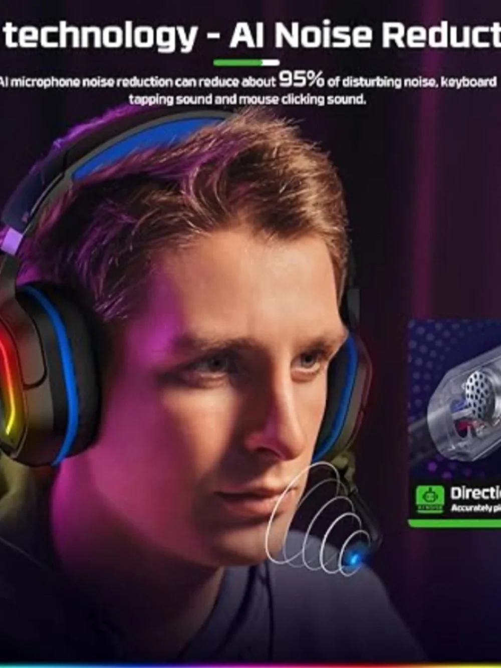 Fachixy FC200 Gaming Headset for PS4, PS5, Switch, Xbox One